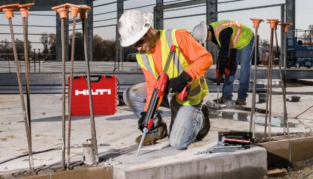 Rock anchoring with Hilti chemical(ALL Chemicals)